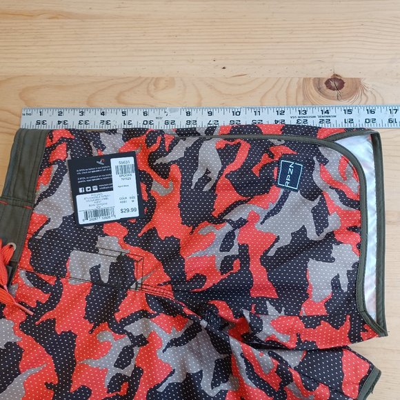 👓3/$40 NWT! Ripzone Boy's Army Camo Swim Trunks/Shorts (3554) - Picture 8 of 8